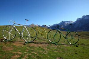 les vélos du col d'Aubisque